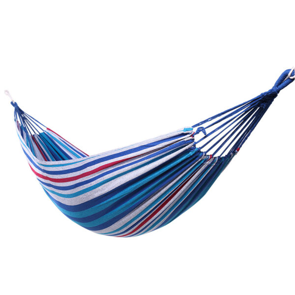 Extra Thick & Wide Outdoor Canvas Double Hammock