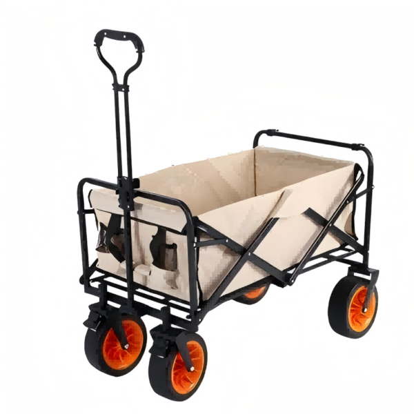 Portable 7-Inch Wheel Outdoor Camping Cart