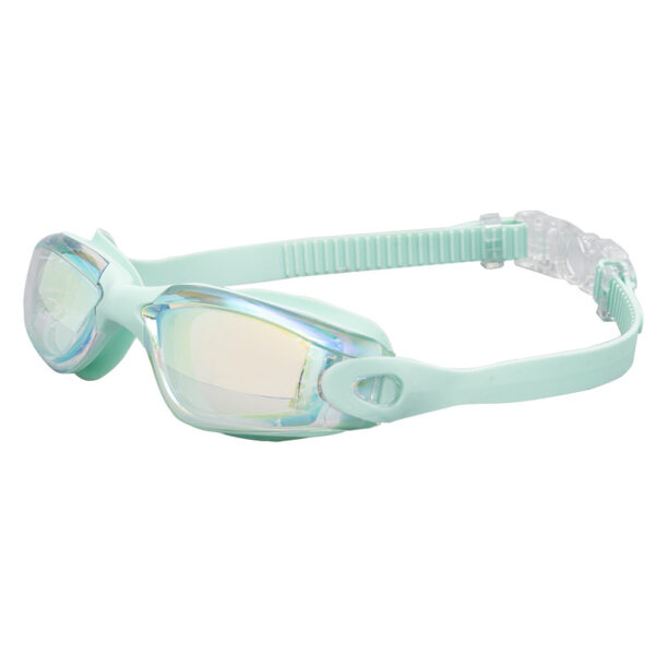 Anti-Fog HD Swim Goggles with Integrated Nose Clip & Earplugs
