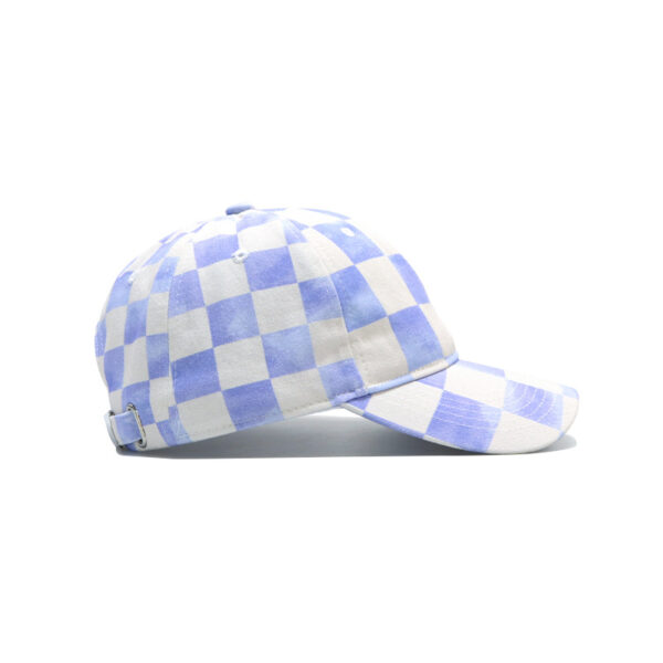 UV Protection Light Purple Plaid Baseball Cap