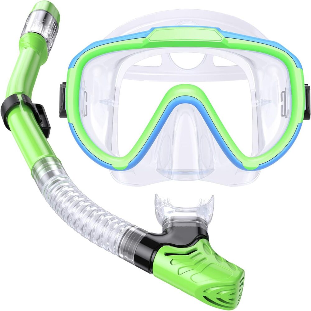 Full Dry Snorkel Anti-Fog Diving Mask - Image 2