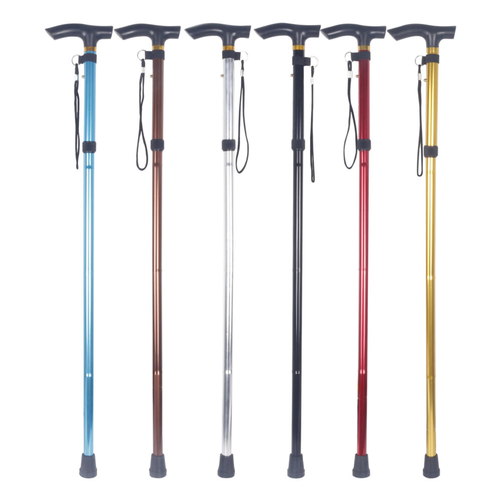 Telescoping Folding 7-Color Anti-Slip Hiking Pole - Image 6