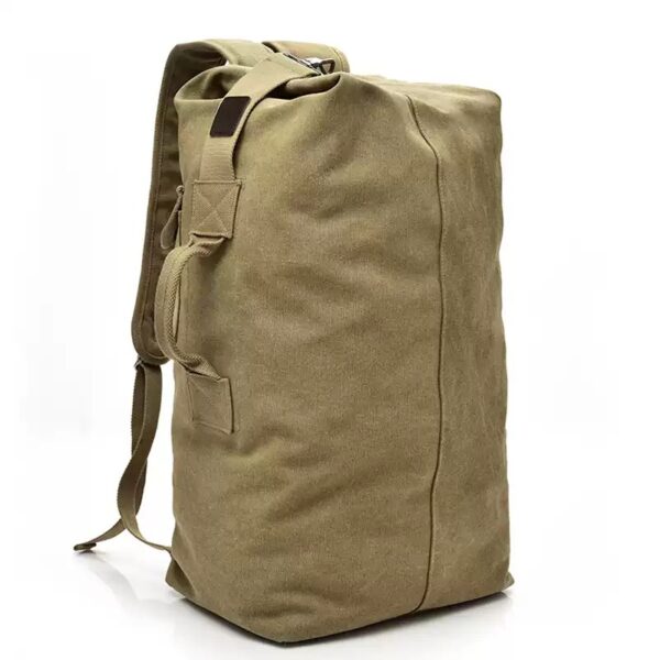 Canvas Outdoor Travel Bucket Backpack