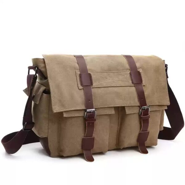Vintage Canvas Men’s Crossbody Outdoor Bag