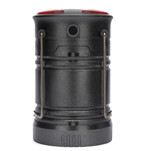 Battery-Powered Dual-Moon Folding Flame Camping Lantern