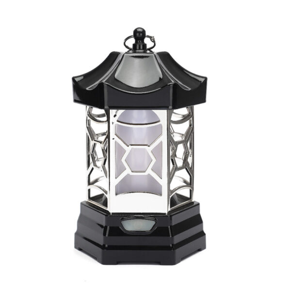 Portable Battery-Powered Flame Lantern for Outdoor Camping
